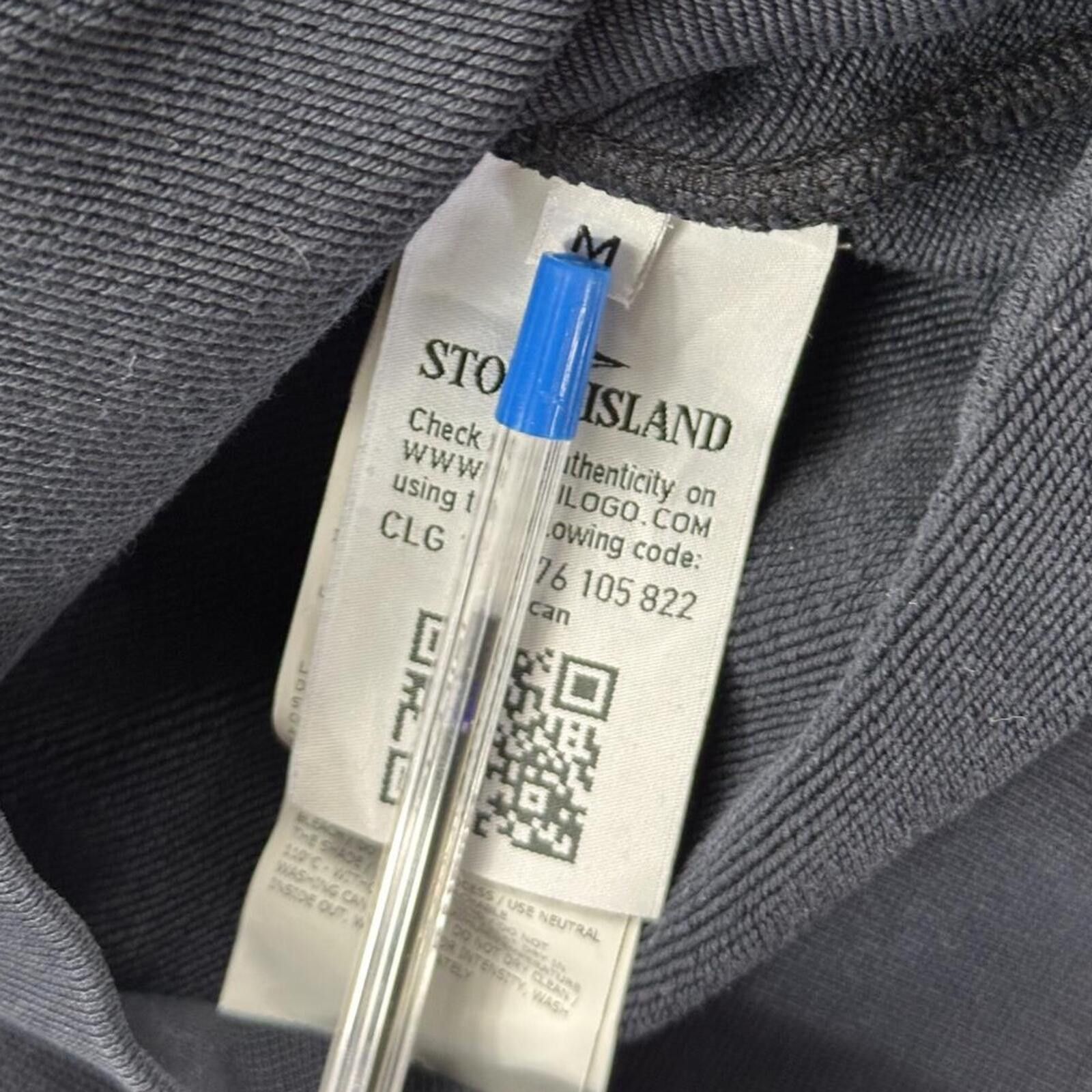 Stone Island Stone Island Cotton Pullover Hoodie Navy Blue Medium Size US M / EU 48-50 / 2 - 5 Thumbnail
