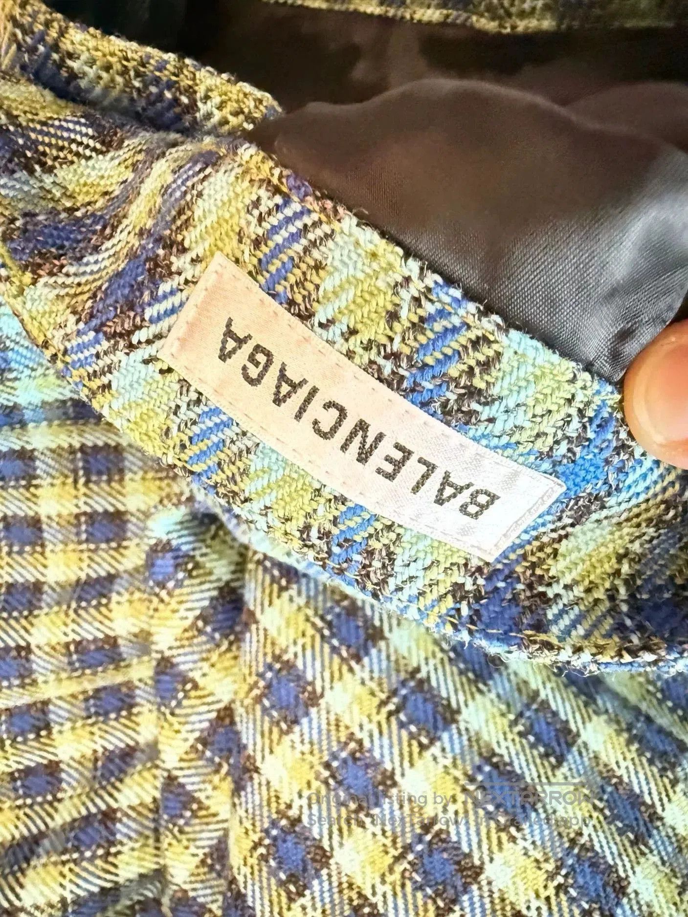 Balenciaga Balenciaga Wool Plaid Suit. Size S / US 4 / IT 40 - 5 Thumbnail