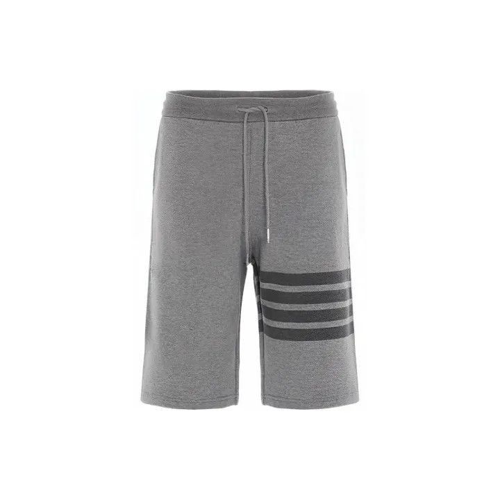 Thom Browne Thom Browne Gray Striped Casual Shorts -2507 Size US 26 / EU 42 - 8 Thumbnail