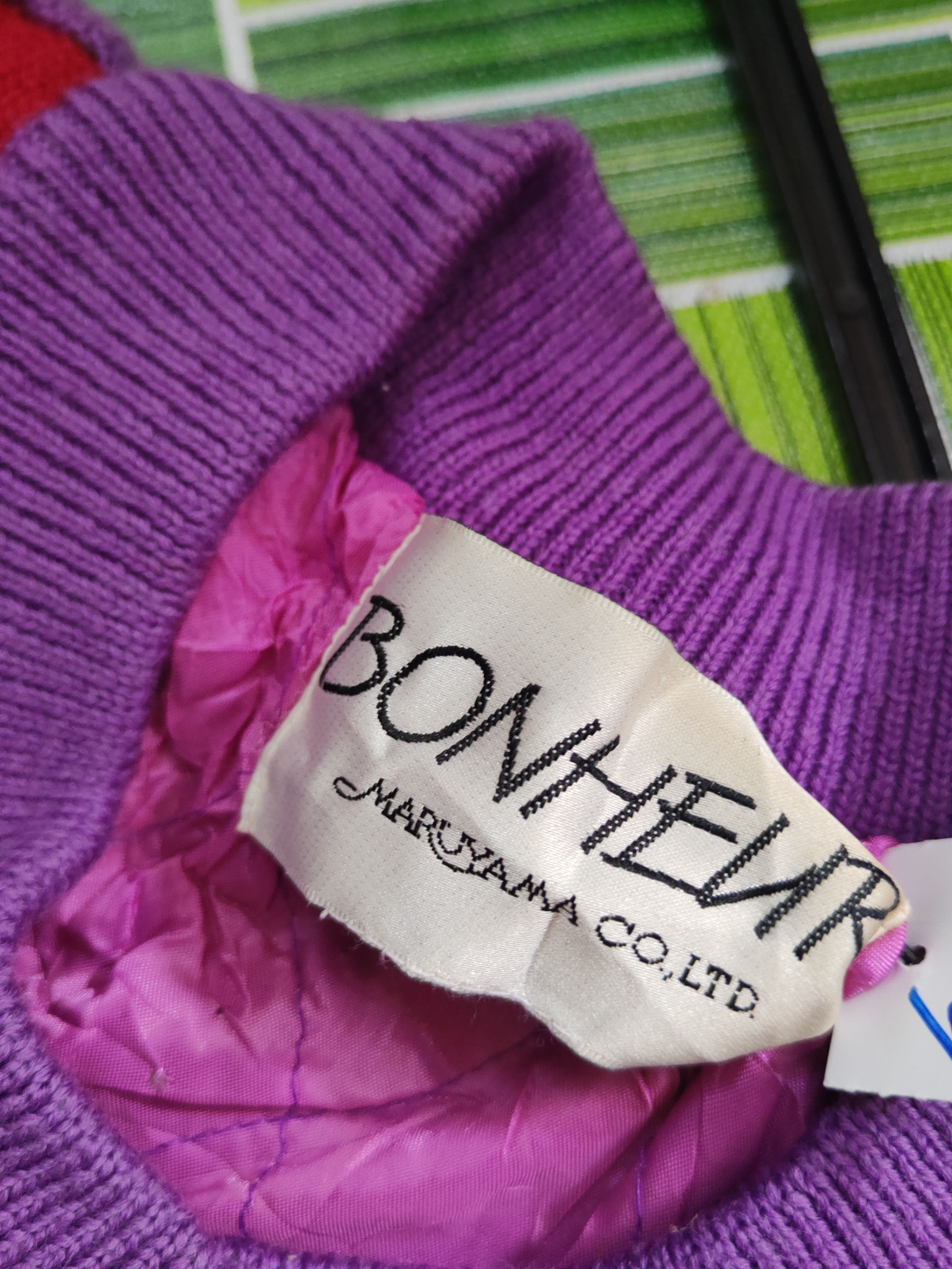 Vintage Bonheur Purple clown Knitwear Cardigan #W1813 Size US M / EU 48-50 / 2 - 19 Thumbnail