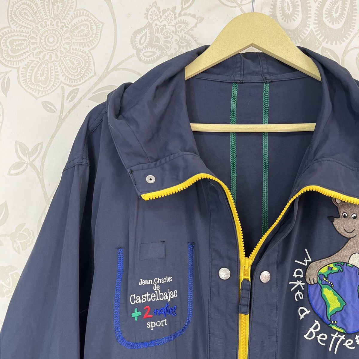 Jean Charles De Castelbajac Vintage Castelbajac Light Hoodie Jacket Size US L / EU 52-54 / 3 - 5 Thumbnail