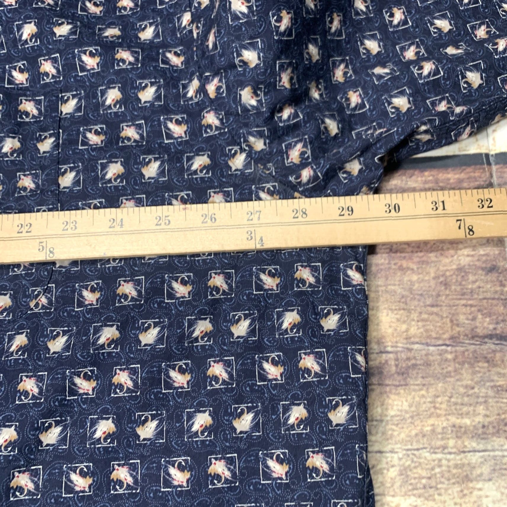 Vintage Munsingwear Button-Up Shirt 2XL Men’s Blue Long Sleeve Fly Fishing Button-Front Casual Shirt Size US XXL / EU 58 / 5 - 4 Thumbnail