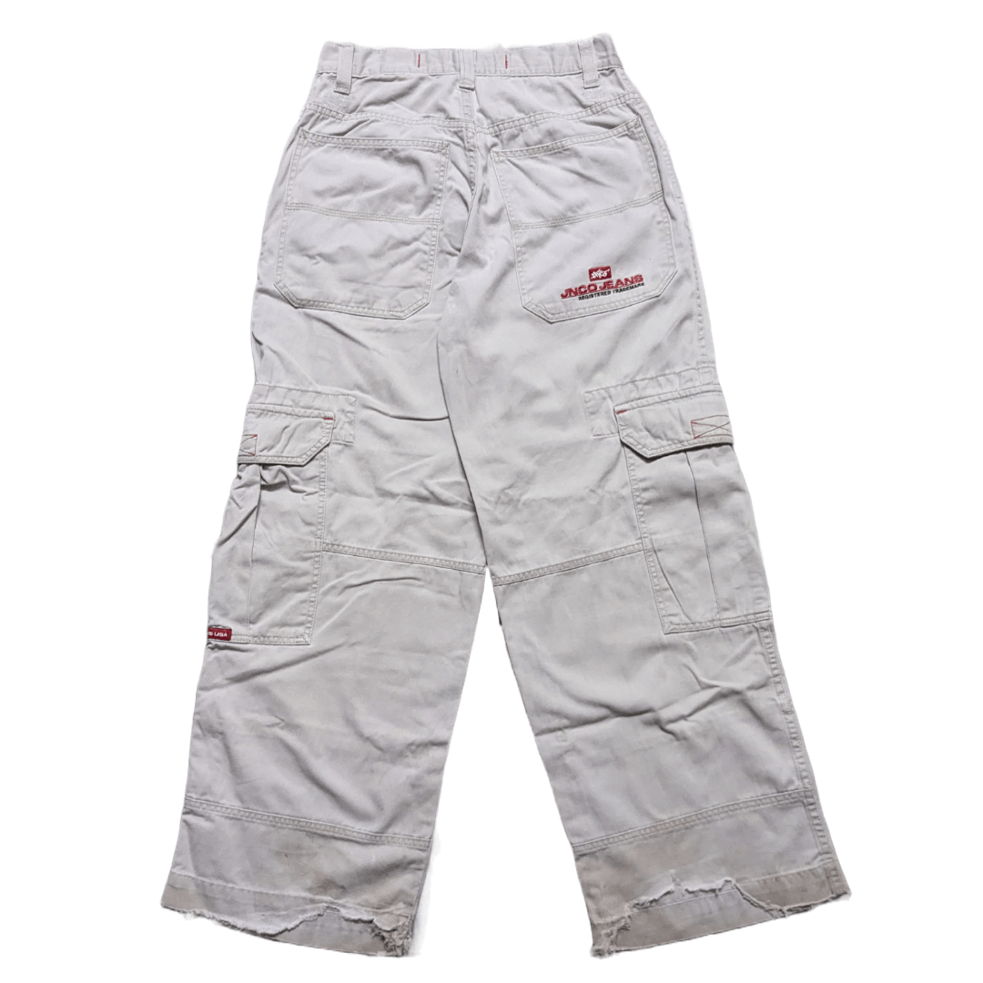 JNCO VINTAGE JNCO BEIGE CARGOS Size US 28 / EU 44 - 2 Thumbnail