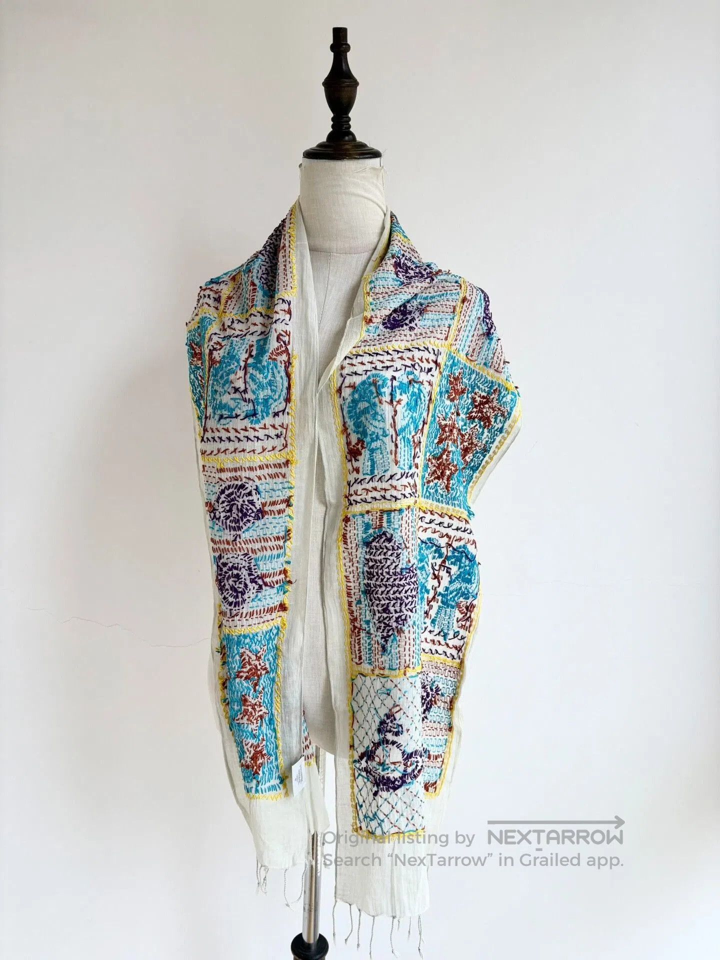 Vivienne Westwood Vivienne Westwood Vintage Saturn Embroidery Scarf. Size ONE SIZE - 5 Thumbnail