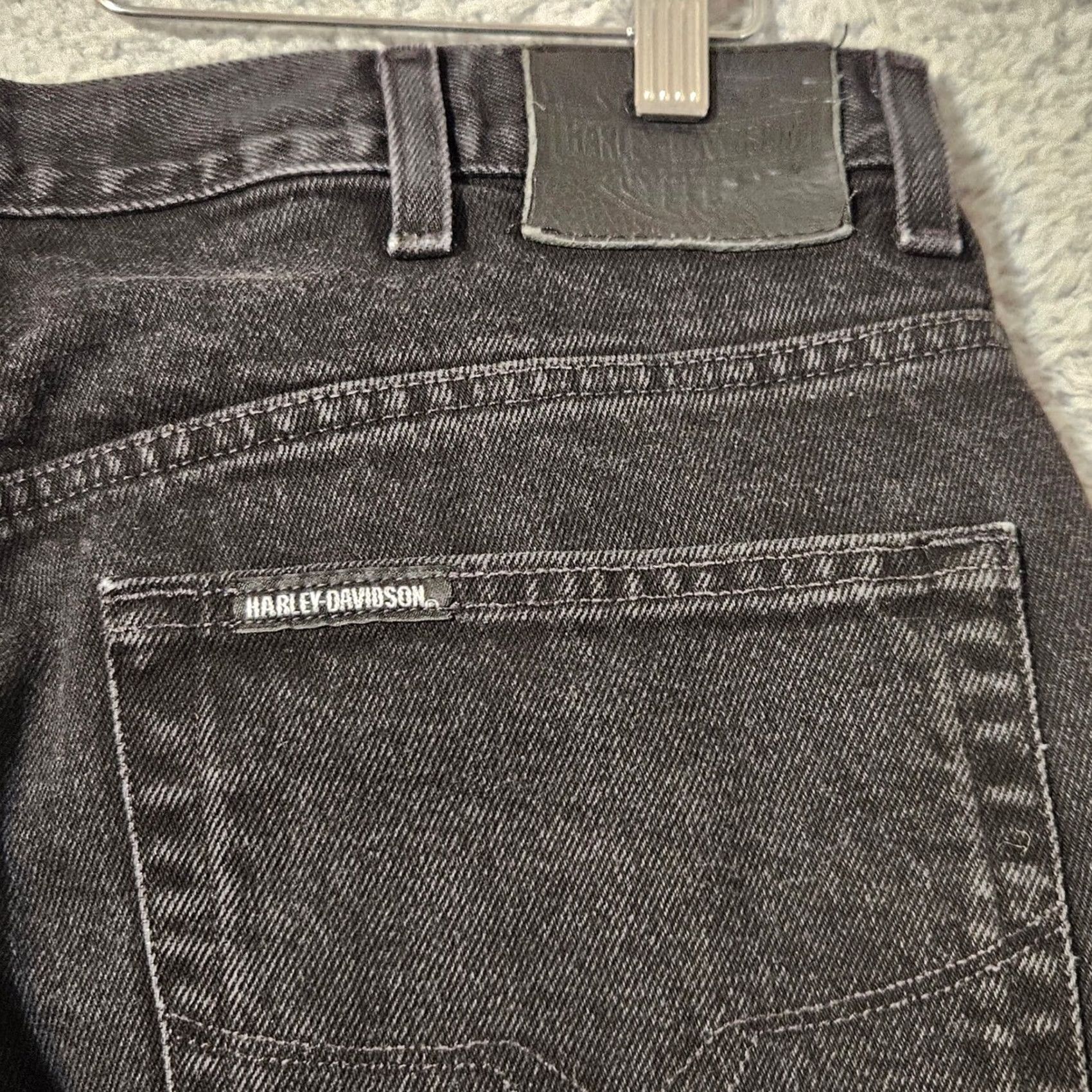 Harley Davidson - Incorporating "Harley Davidson" and "Jeans" directly Size US 38 / EU 54 - 3 Thumbnail