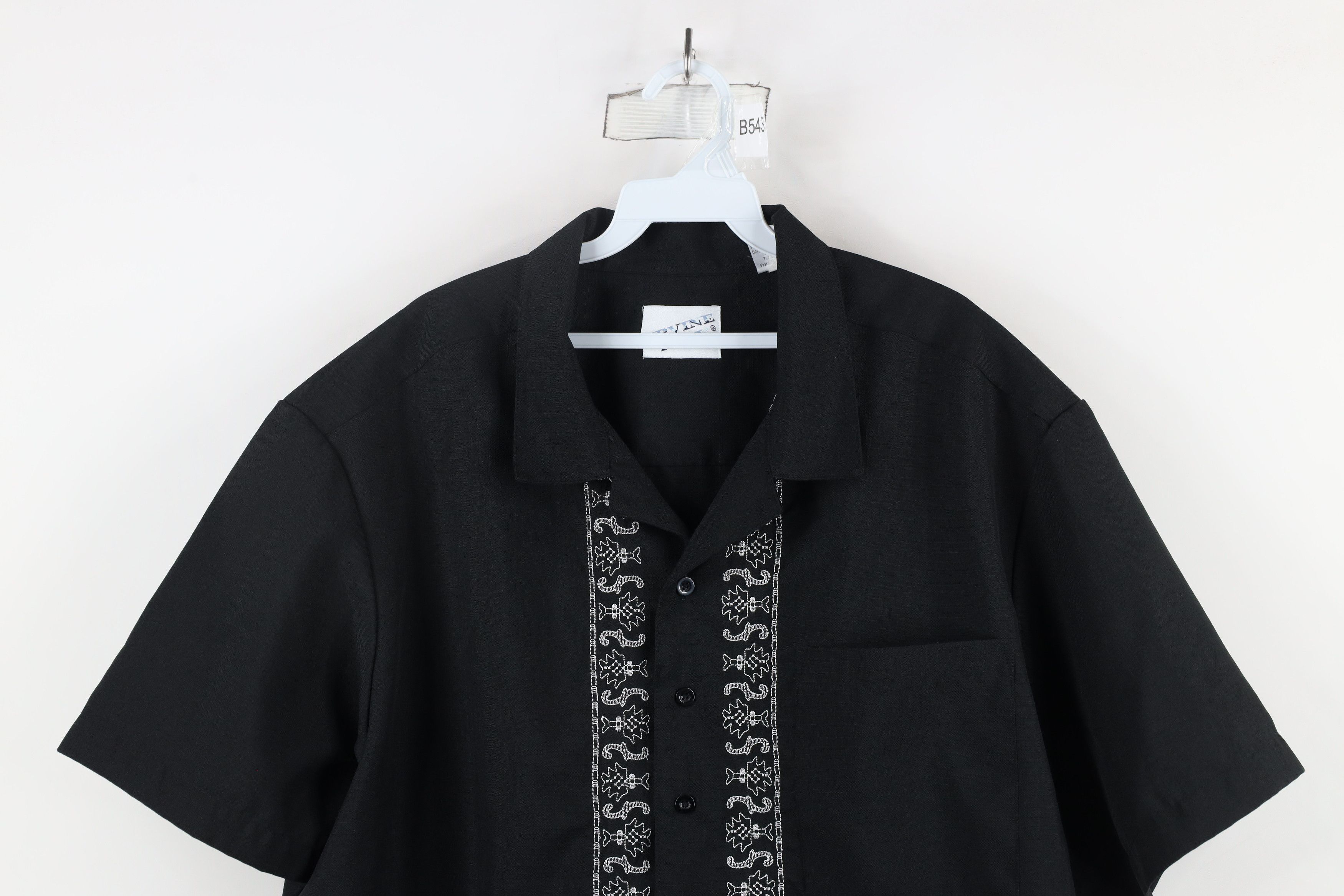 Vintage Vintage 90s Streetwear Geometric Collared Beach Button Shirt Size US XXL / EU 58 / 5 - 2 Thumbnail