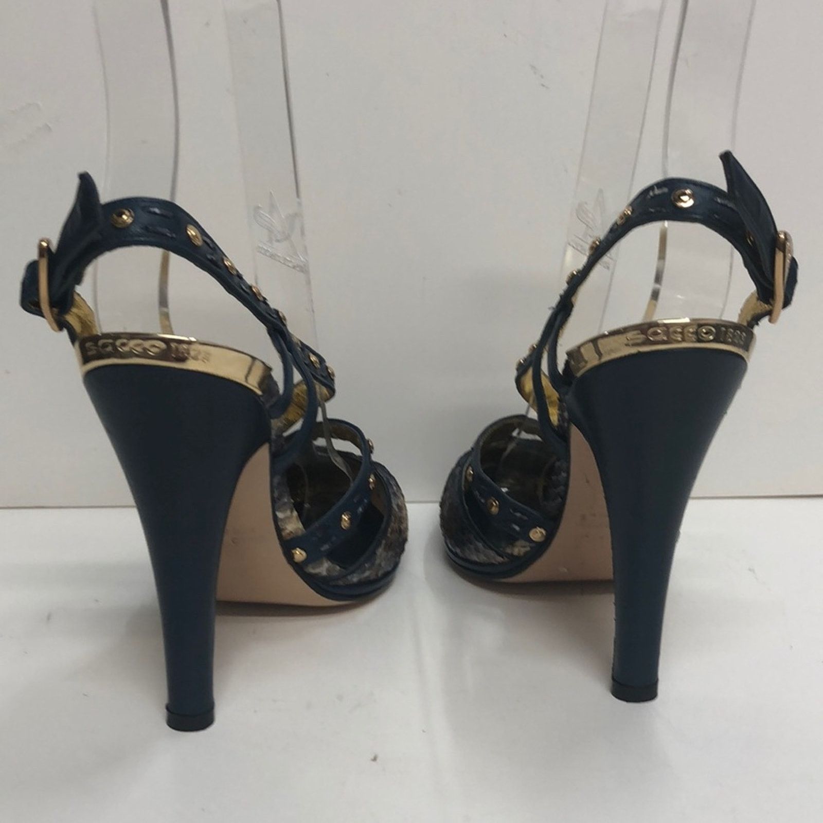 & Other Stories Francesco Sacco Made in Italy Snakeskin High Heel Size US 7 / IT 37 - 4 Thumbnail