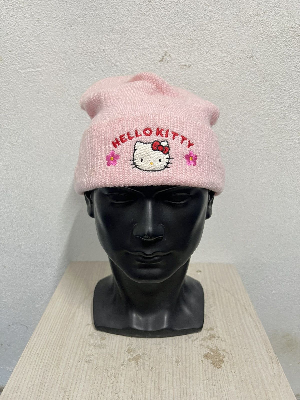 Cartoon Network Vintage Hello Kitty Sanrio Cartoon Beanie Hat Size ONE SIZE - 2 Thumbnail