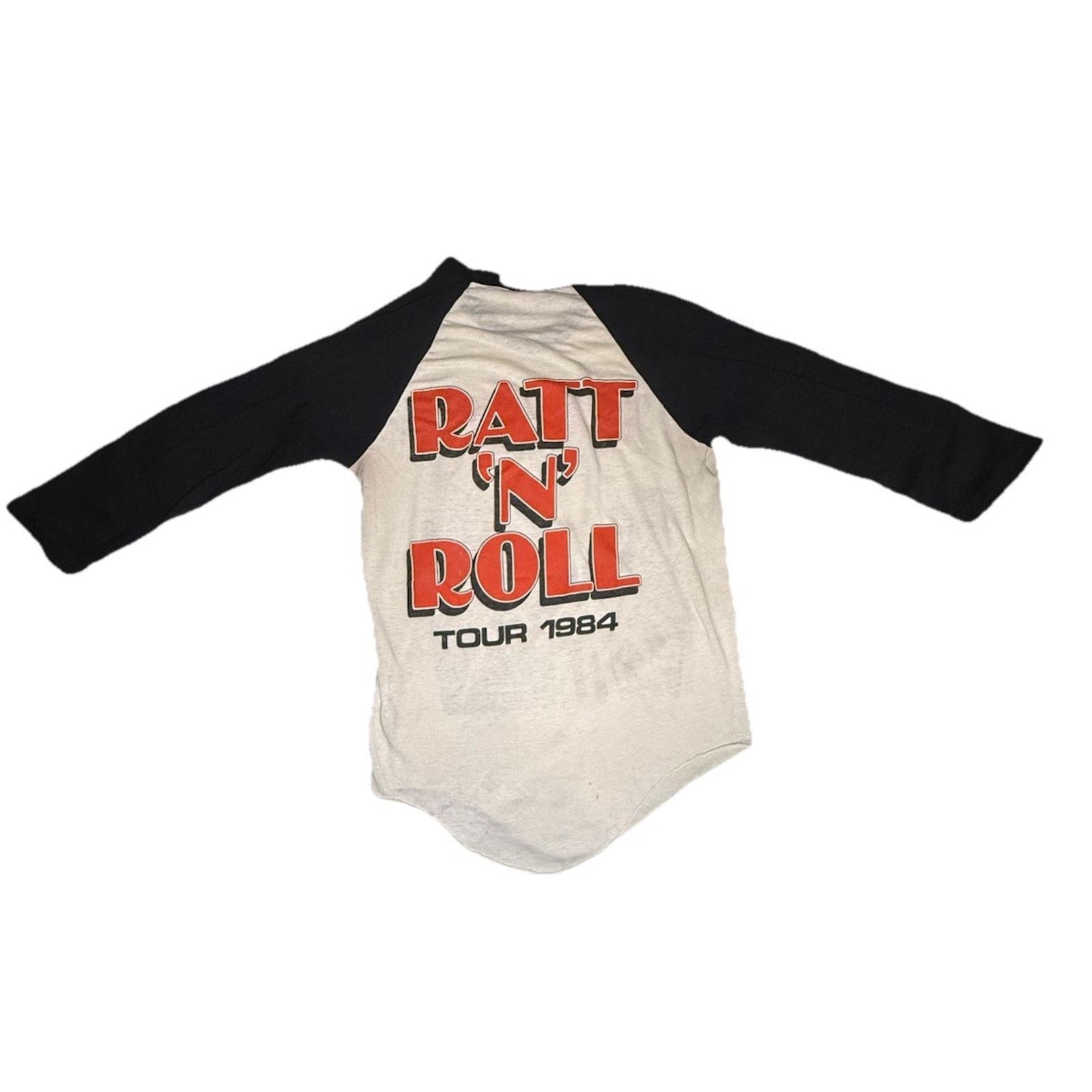 Hanes Vintage RATT Raglan 1984 tour rock metal 80s Size Medium Size US M / EU 48-50 / 2 - 2 Thumbnail
