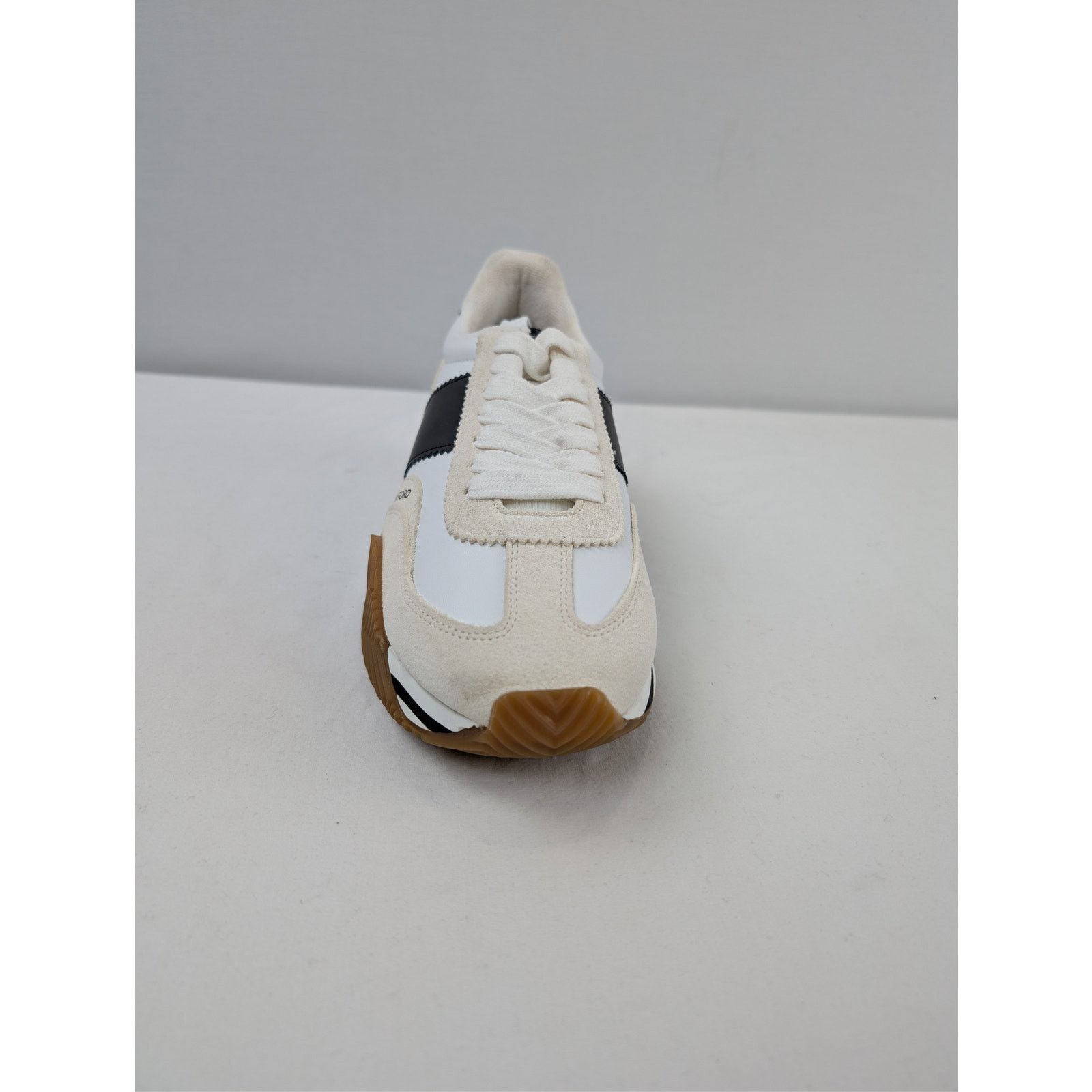Tom Ford o1rshd1 Chunky Low top Sneaker in white/black/Brown 8TF Size US 8 / EU 41 - 13 Thumbnail