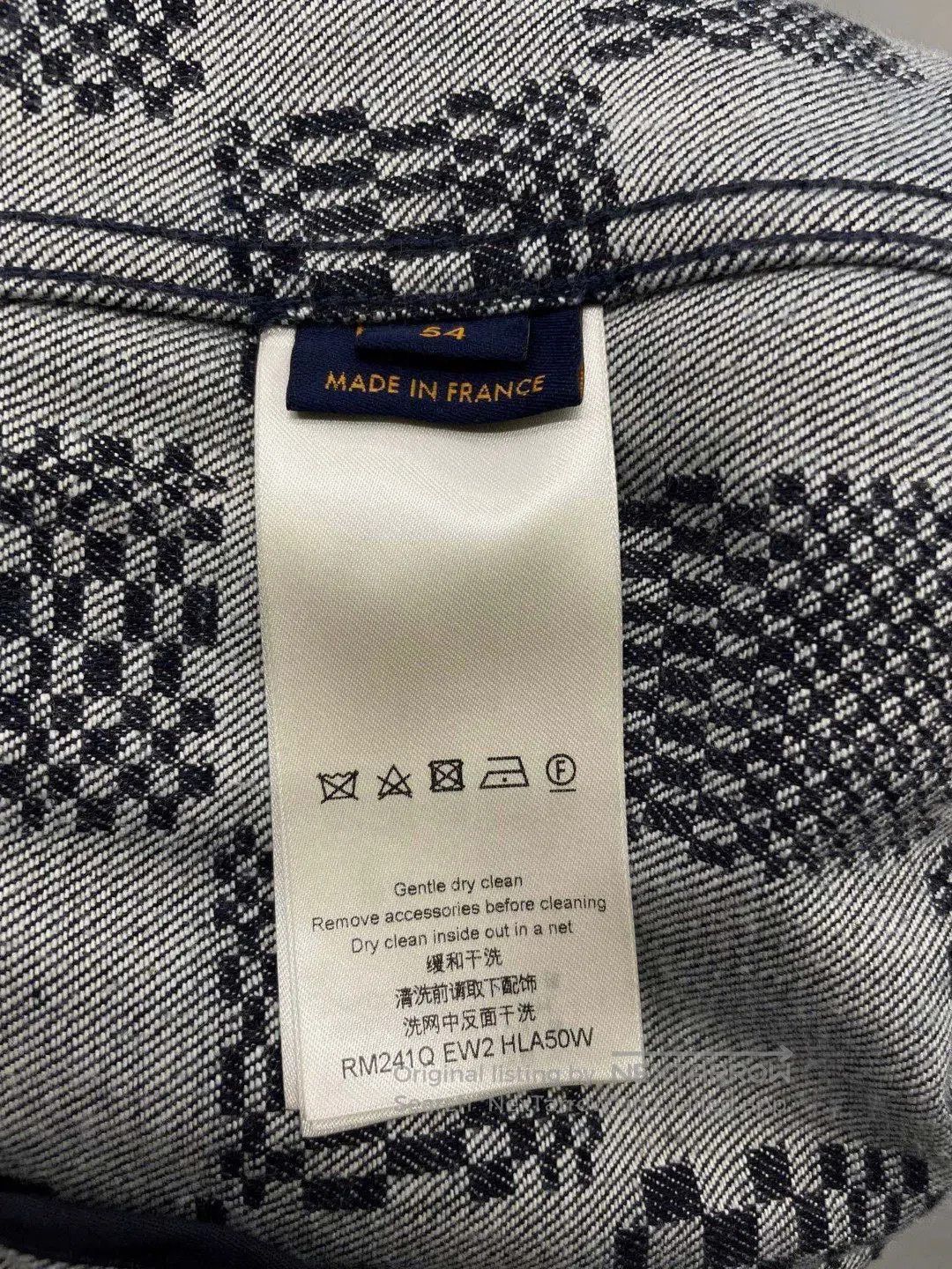Louis Vuitton LV Checkerboard Denim Jacket in Color Block. Size US XXL / EU 58 / 5 - 5 Thumbnail