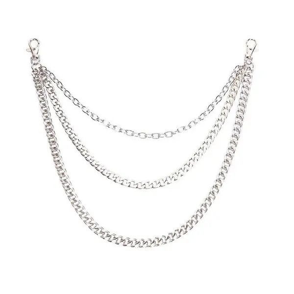 Jewelry Multilayer Punk Street Trouser Chain Size ONE SIZE - 8 Thumbnail