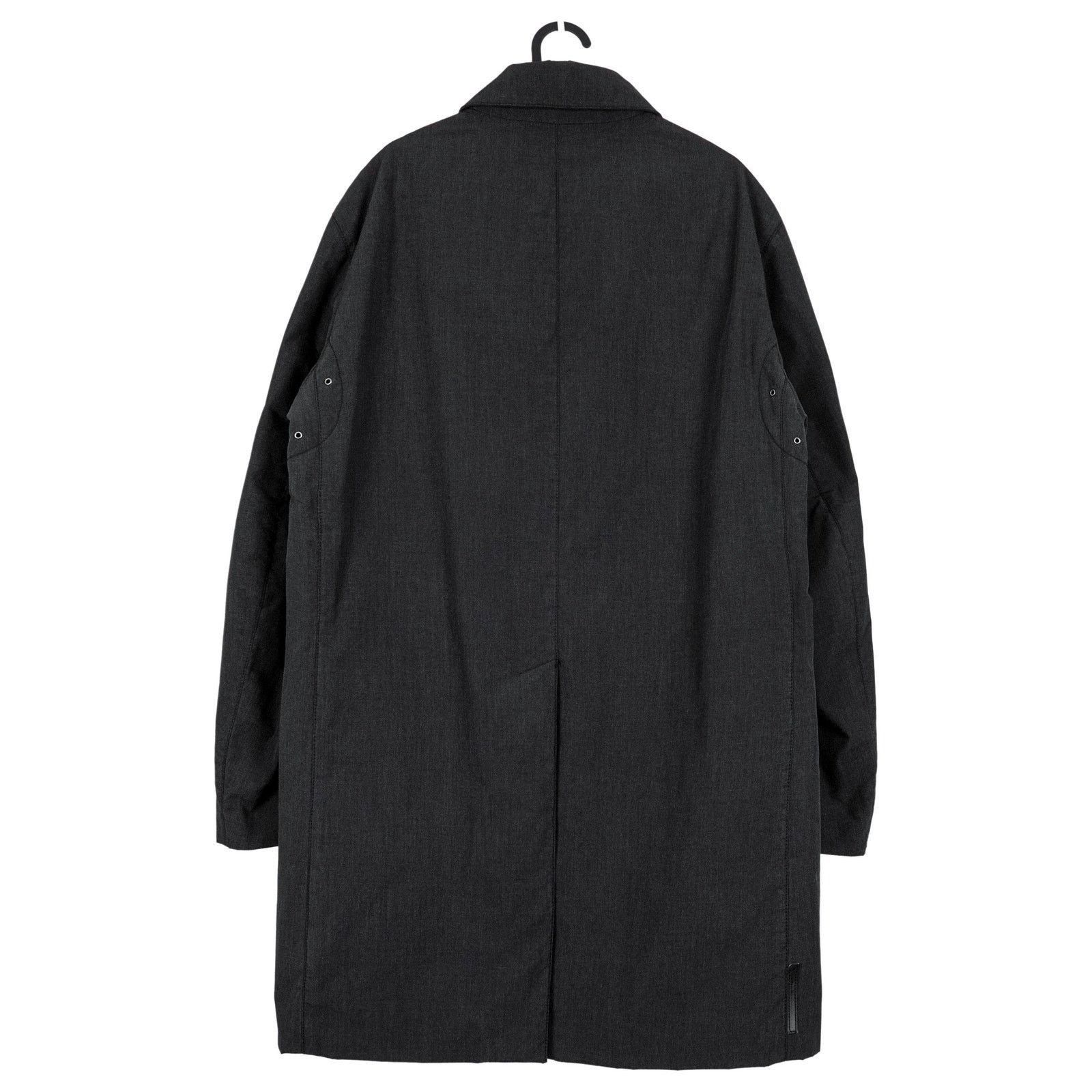 Prada Prada Linea Rossa Gray Tab Logo Kevlar Tech Coat Jacket Size US XL / EU 56 / 4 - 3 Thumbnail