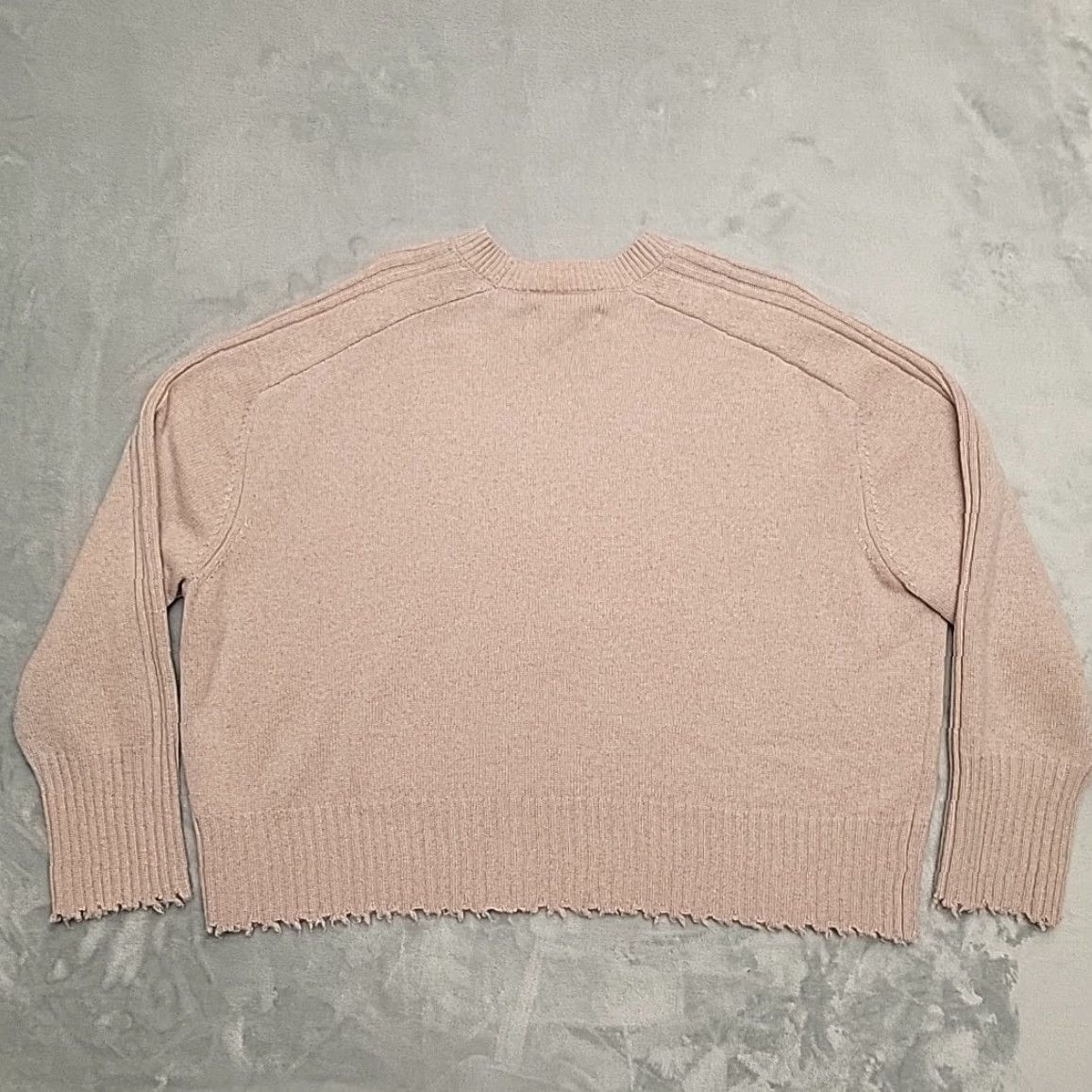Allsaints AllSaints Sweater Womens M Pink Crew Neck Knit Wool Cashmere Casual Size M / US 6-8 / IT 42-44 - 7 Thumbnail