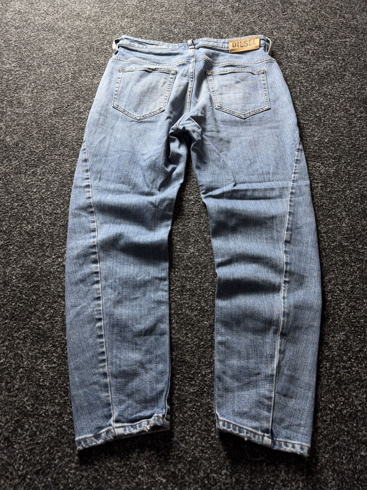 Diesel Luxury 00s Y2K Diesel D-Fayza Boyfriend Low Waist Jeans Size 27" / US 4 / IT 40 - 13 Thumbnail
