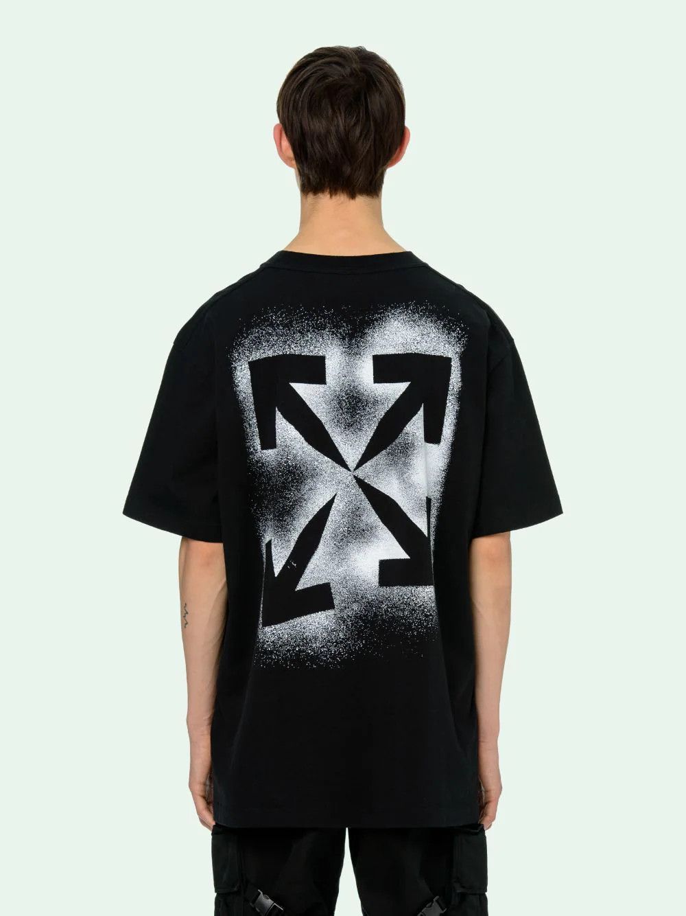 Off-White Black Stencil Arrows Oversized T-Shirt Size US XXS / EU 40 - 4 Thumbnail