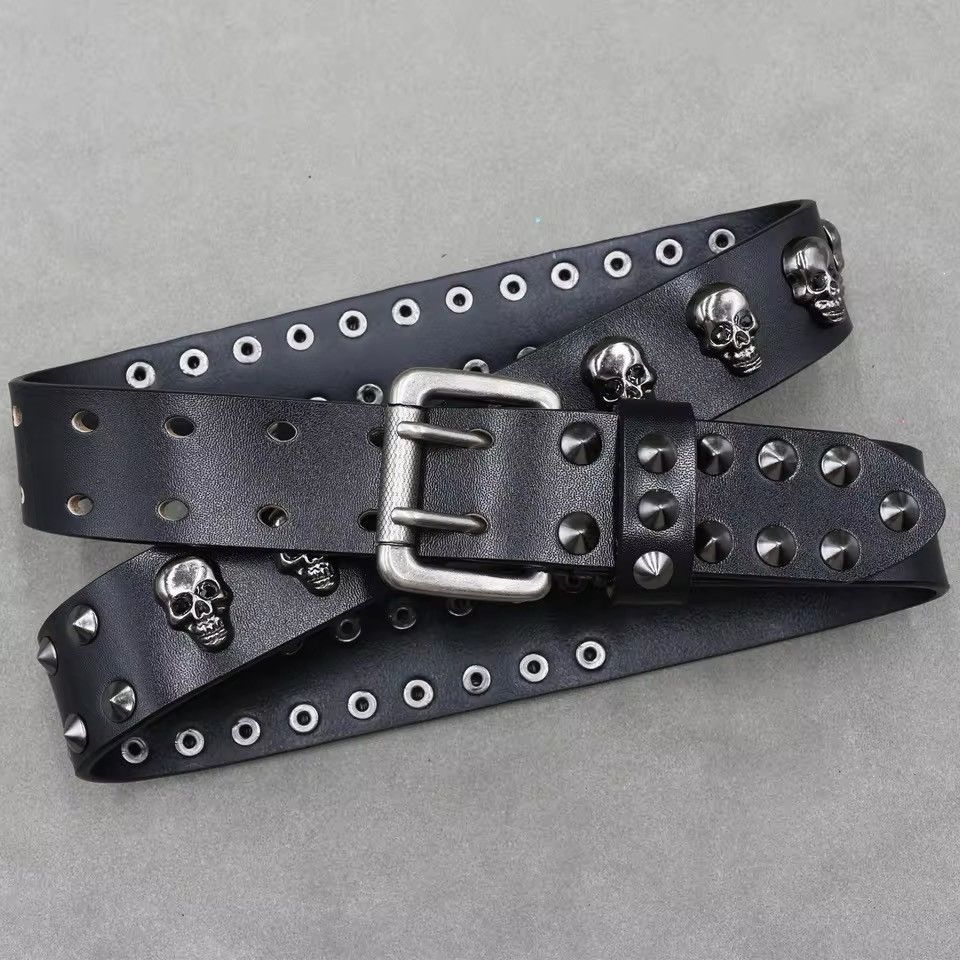 UNDERCOVER × RATS / Studs Belt Japanese Brand × Undercover AW08 Undercover Rats Silver Studded