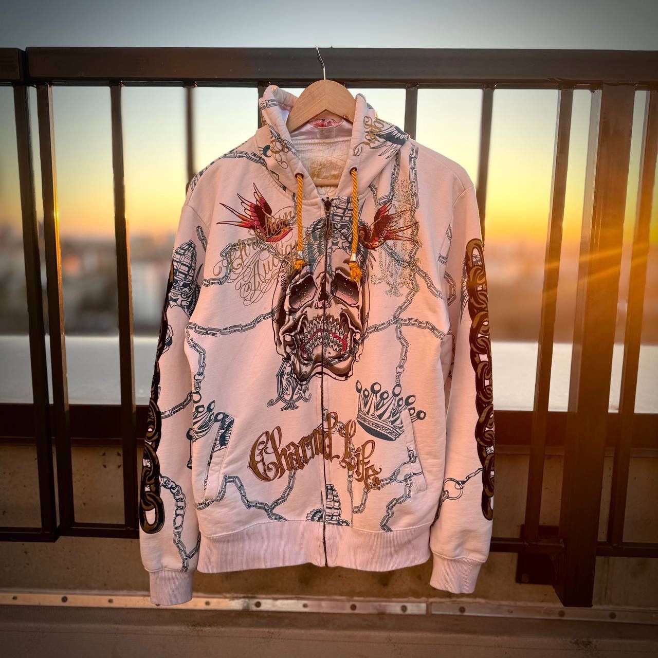 Christian Audigier × Ed Hardy Christian Audigier Ed Hardy Zip-Up Hoodie Size US M / EU 48-50 / 2 - 14 Thumbnail