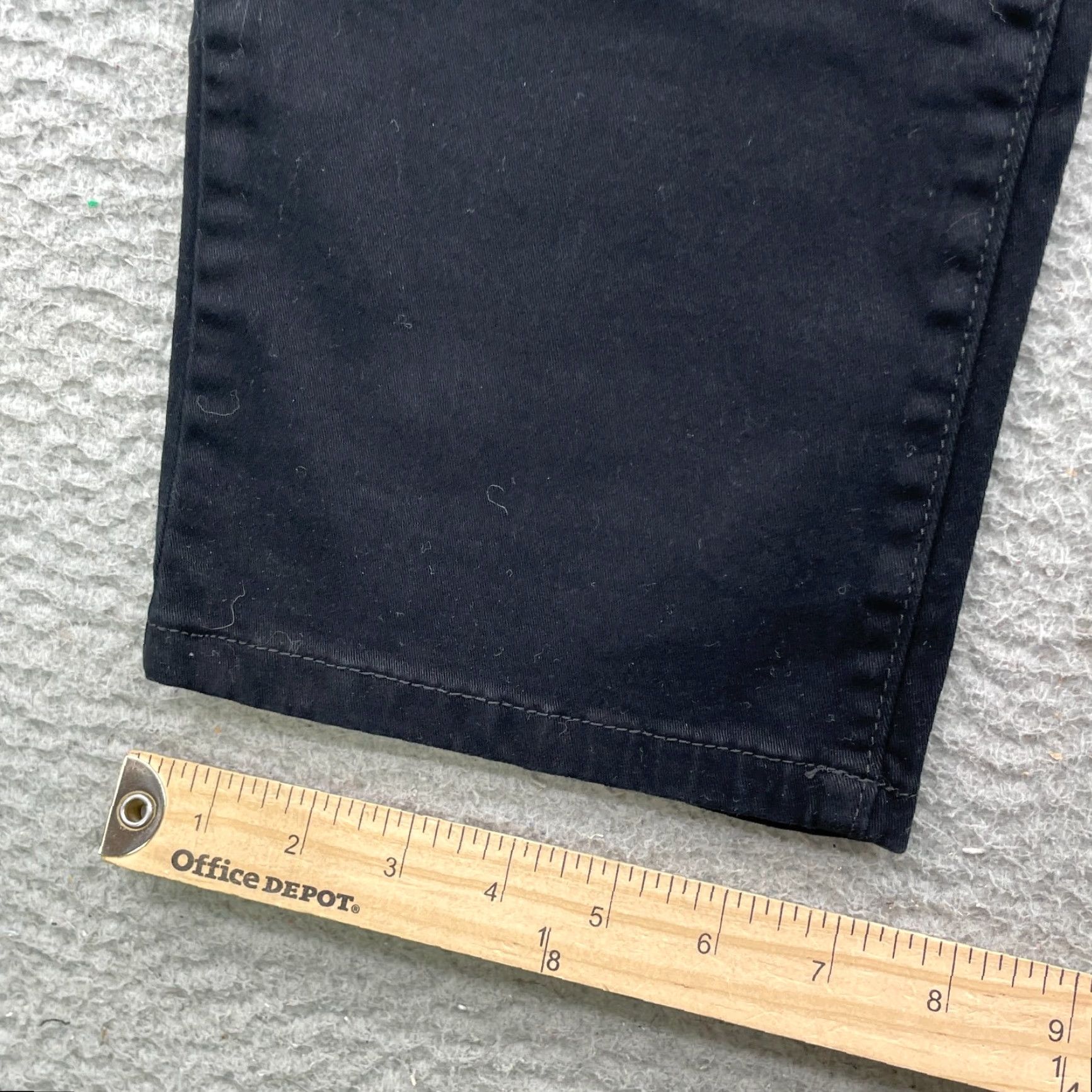 Vintage Bandolino Jeans 12 Black Straight Women 34x29 Denim 5-Pocket Classic Academia Preppy 90s Travel Comfort Size 34" / US 12 / IT 48 - 5 Thumbnail
