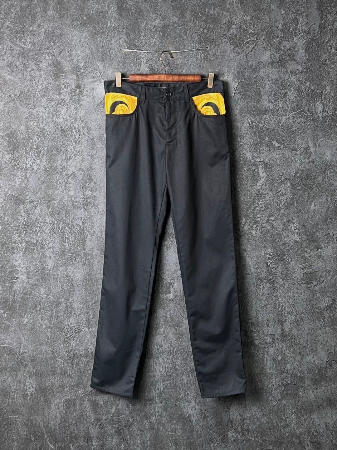 Versace Versace Casual Cotton Black Casual Pants 30 Men Size US 30 / EU 46 - 1 Thumbnail