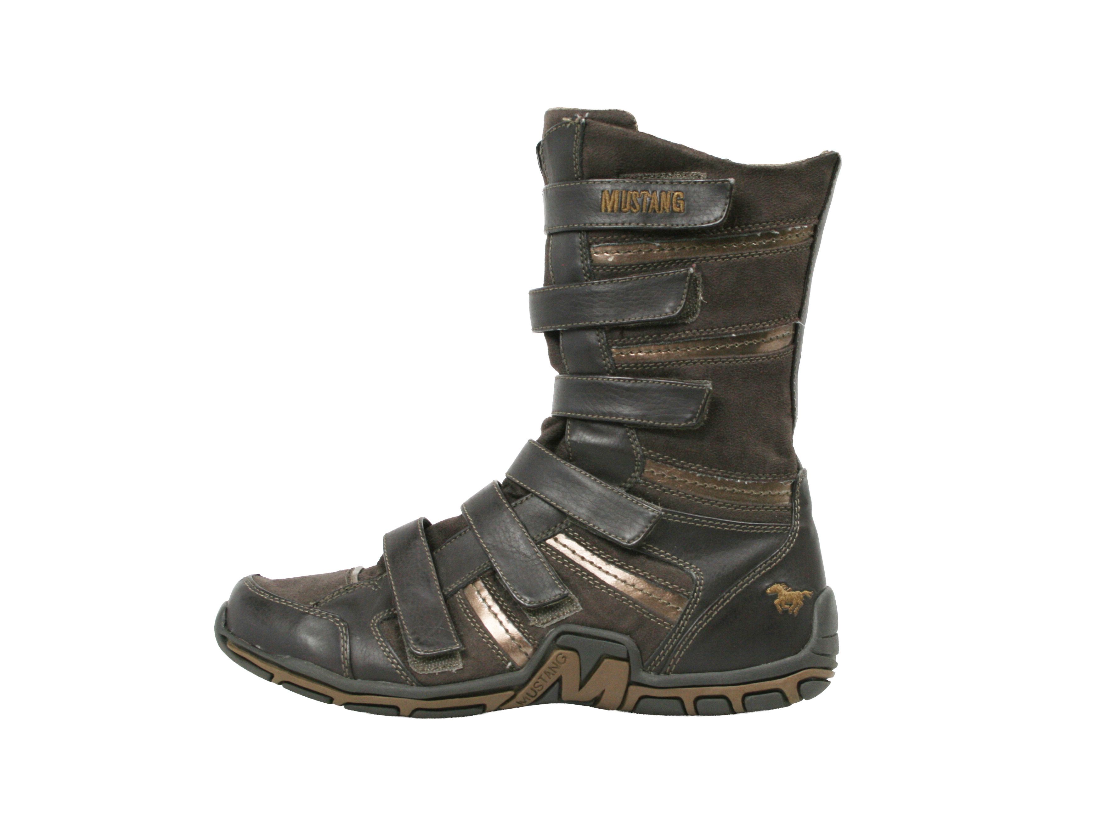 Mustang 00S Multistraps Y2K Biker Boots Vintage Size US 10 / IT 40 - 1 Thumbnail