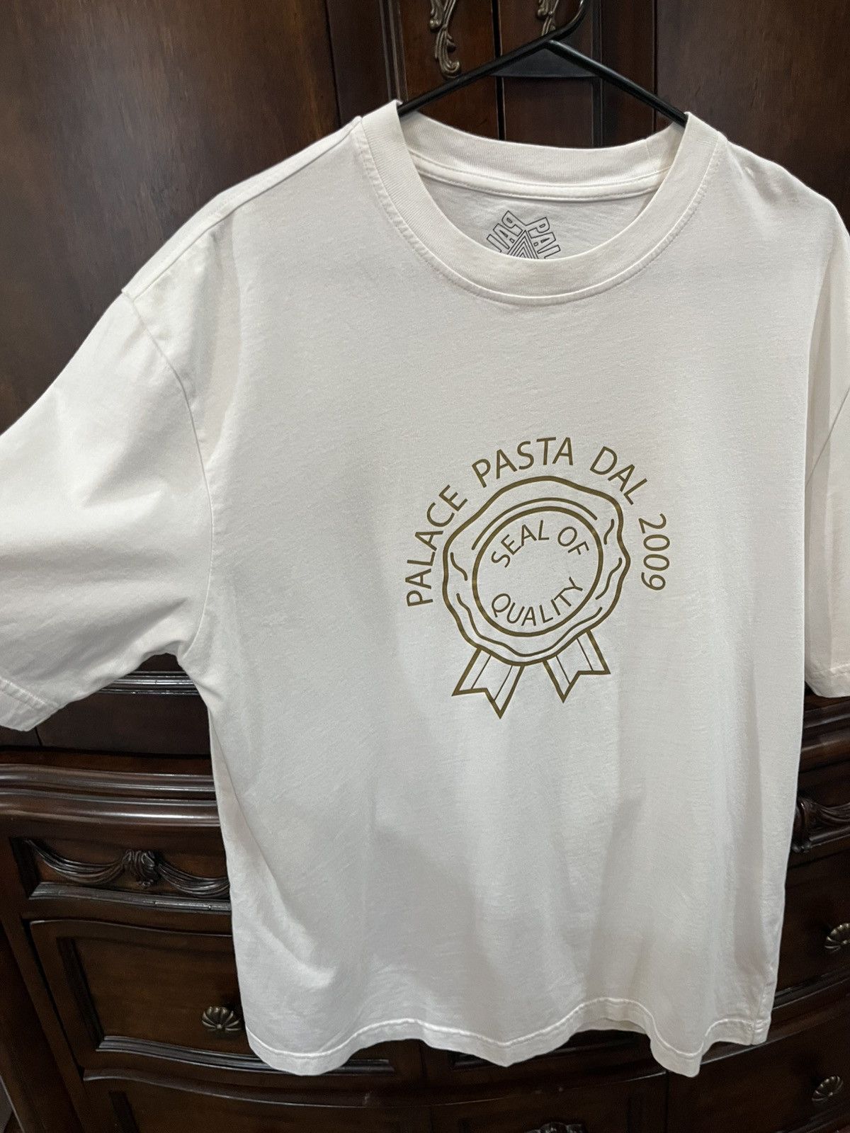 Palace Palace Pasta Day White T Shirt 2018 Size US L / EU 52-54 / 3 - 3 Thumbnail