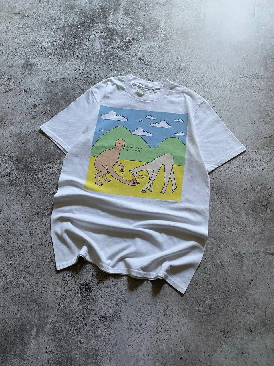 CHRIS SIMPSONS ARTIST ART MEME T SHIRT VERY RARE