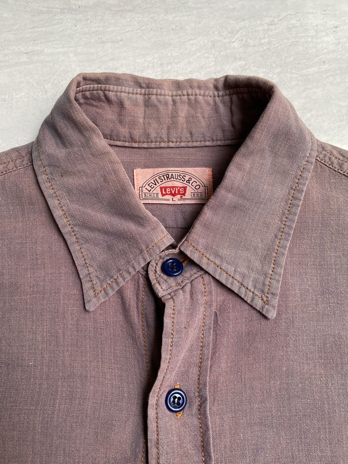 Levi's LEVI’STRAUSS & CO Orange Tab Shirt Size US S / EU 44-46 / 1 - 5 Thumbnail