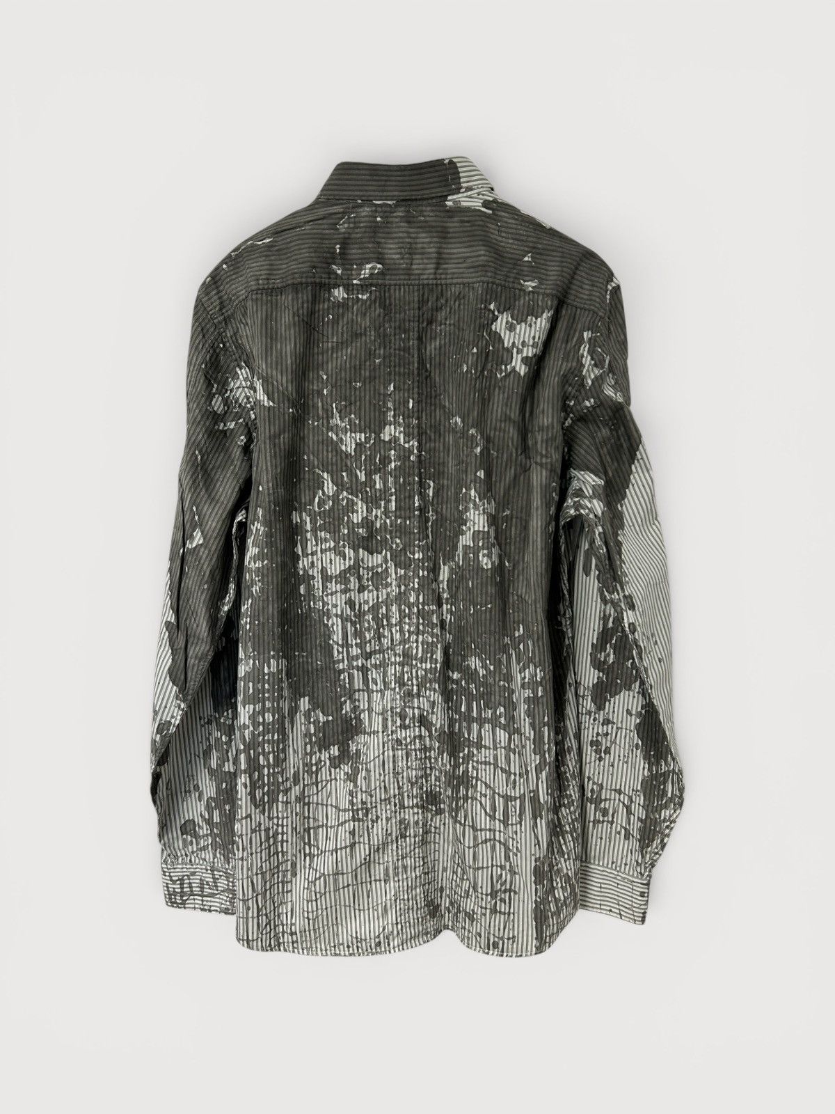 Gucci SS2013 Paint Splatter Striped Shirt Size US L / EU 52-54 / 3 - 2 Thumbnail