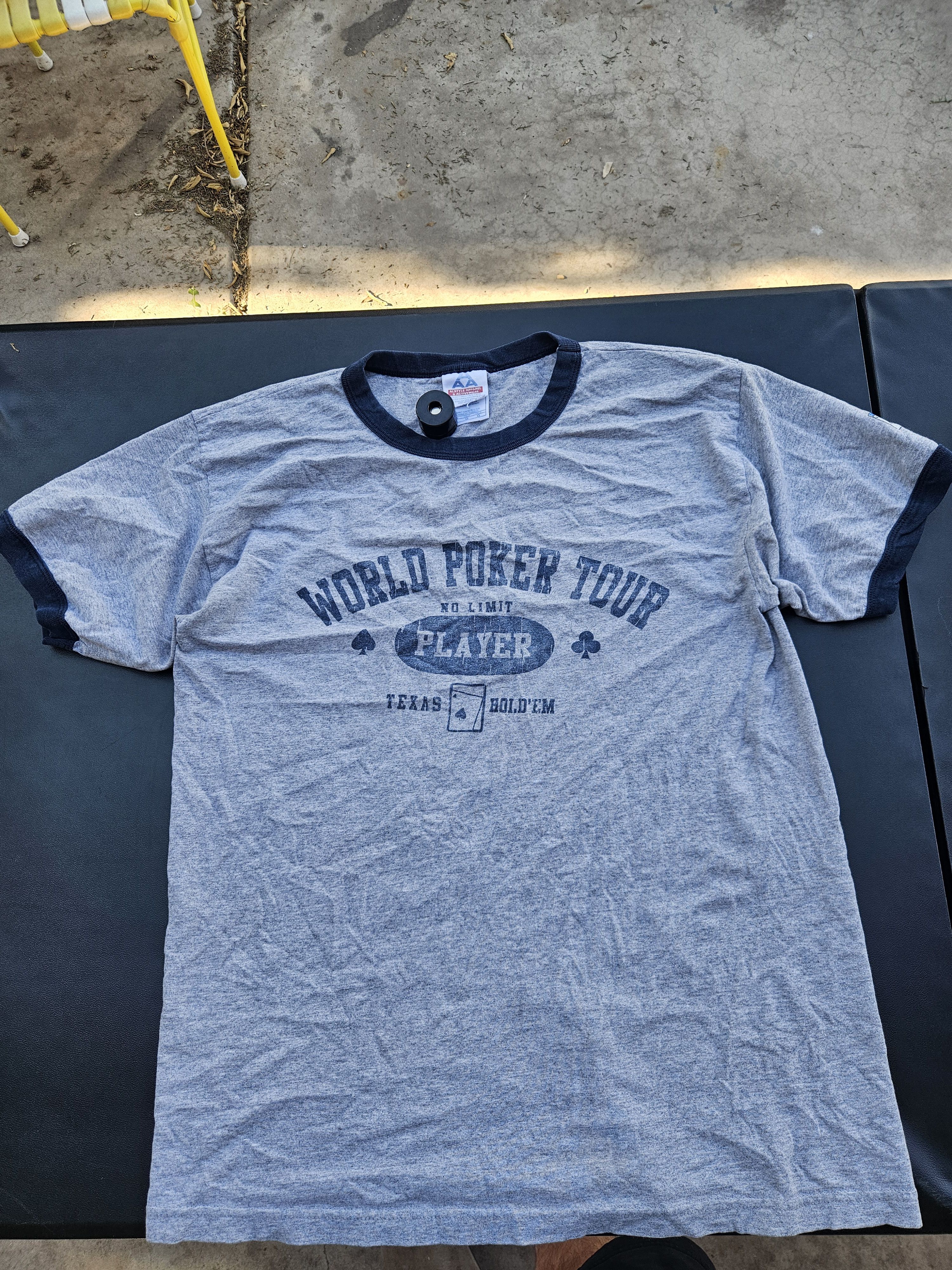 Alstyle World Poker Tour No Limit Texas Hold'em Vintage Alstyle Tee Size US L / EU 52-54 / 3 - 1 Thumbnail