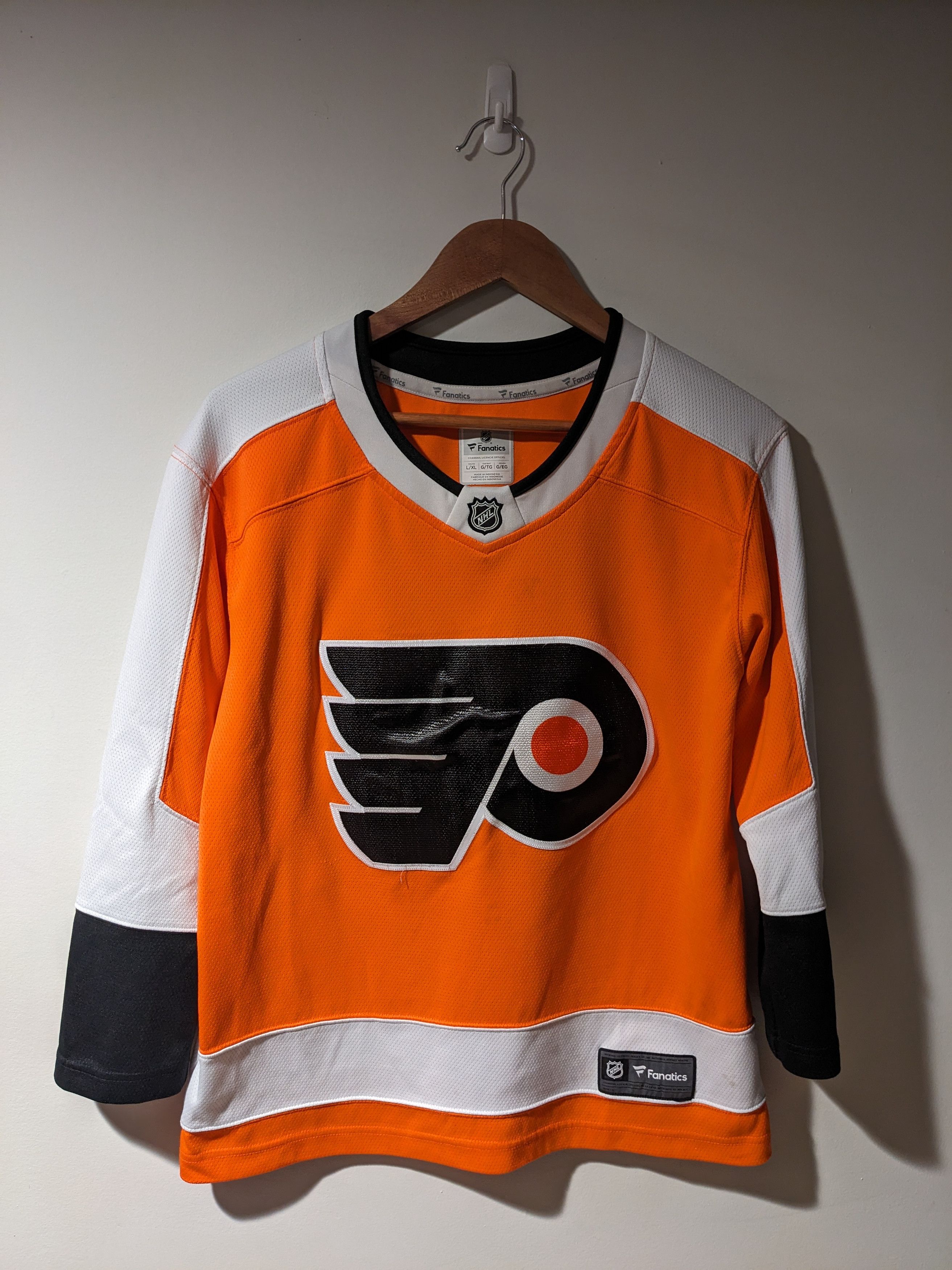 NHL Philadelphia Flyers NHL Hockey Sports Kids X-large Jersey Size US XL / EU 56 / 4 - 1 Thumbnail