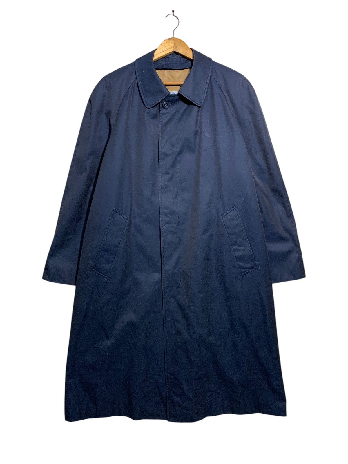 Aquascutum 🔥AQUASCUTUM NAVY OVERCOATS ENGLAND Size US M / EU 48-50 / 2 - 2 Thumbnail