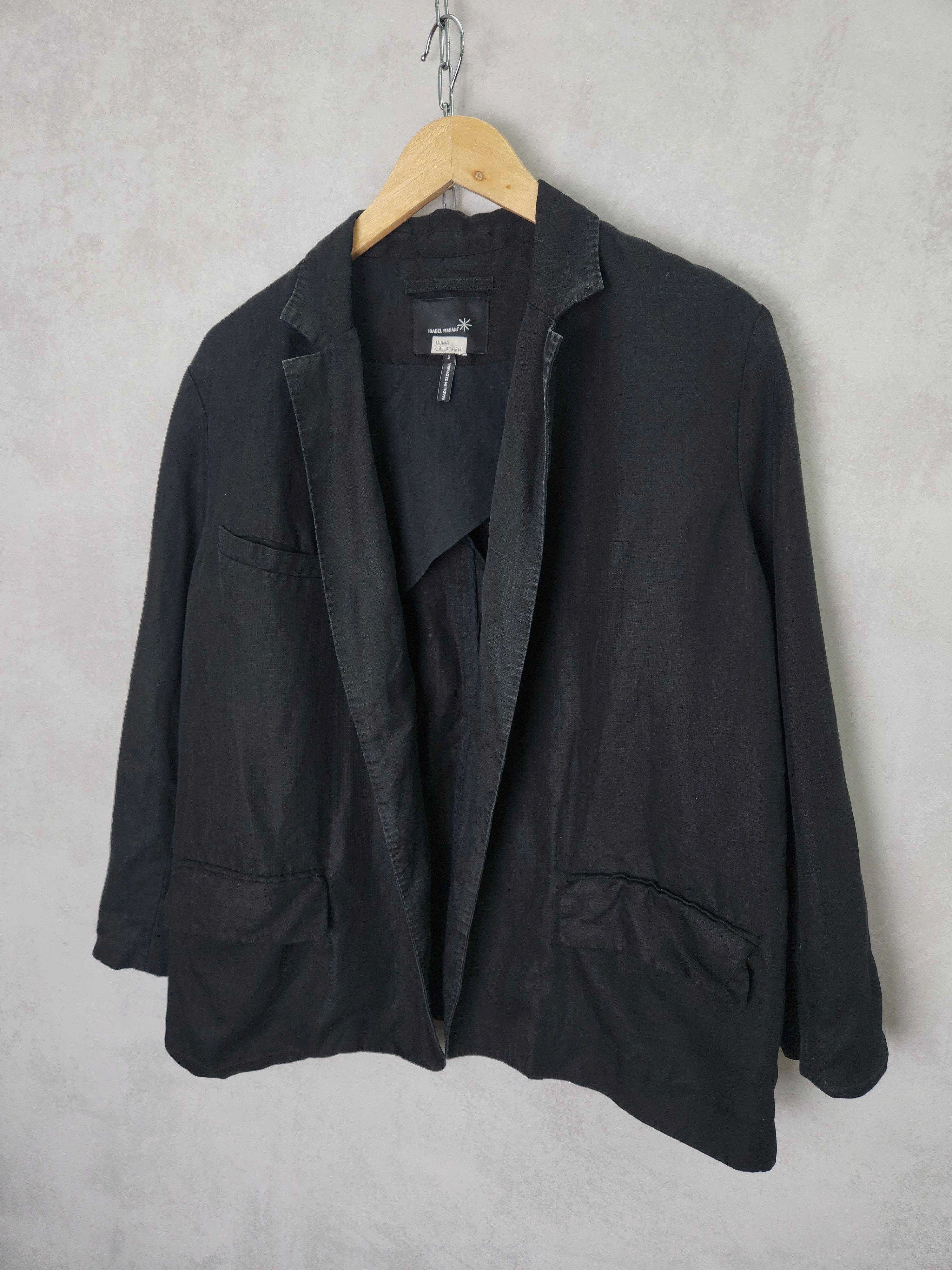 Isabel Marant Isabel Marant black linen tencel blazer size 2 Size XXS / US 00 / IT 34 - 2 Thumbnail