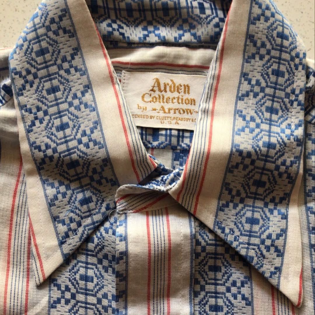 Arrow × Vintage Arrow Arden Collection Series Perma prest Dagger Collar Size US M / EU 48-50 / 2 - 6 Thumbnail