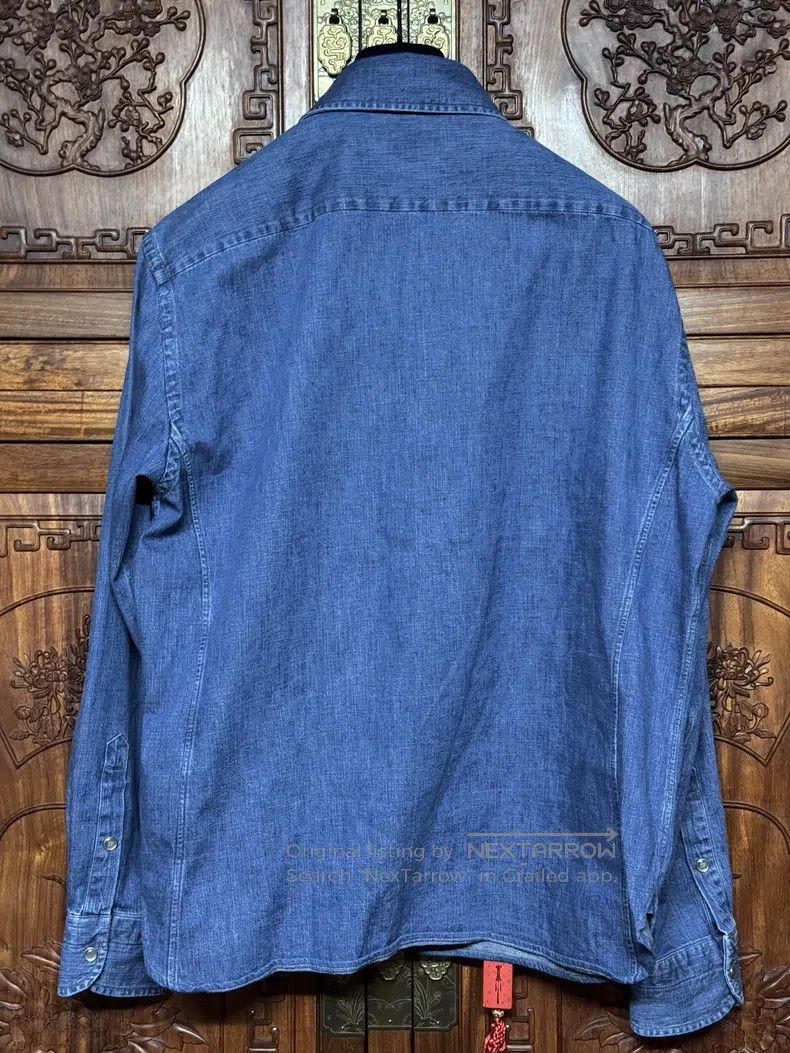 Tom Ford Tom Ford Denim Shirt Size US XL / EU 56 / 4 - 2 Thumbnail