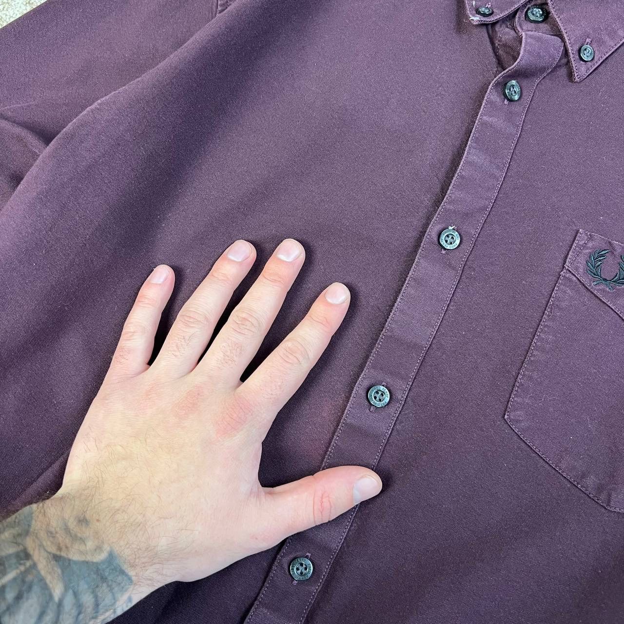 Fred Perry Fred Perry Mini Logo Luxury Button Up Shirt Size US XL / EU 56 / 4 - 6 Thumbnail