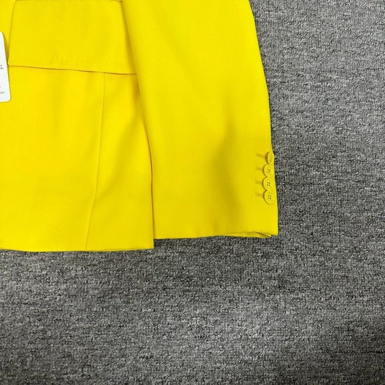 Louis Vuitton Louis Vuitton Lemon Yellow Blazer with Tags-2506 Size L / US 10 / IT 46 - 5 Thumbnail
