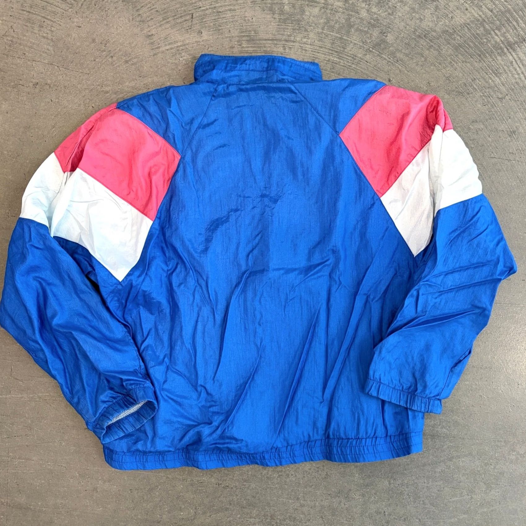 Vintage VINTAGE Y2K USA American Red White Blue Track Windbreaker Full Zip Jacket M Mens Red White Blue Windbreaker Full Zip Track Jacket M Size US M / EU 48-50 / 2 - 2 Thumbnail