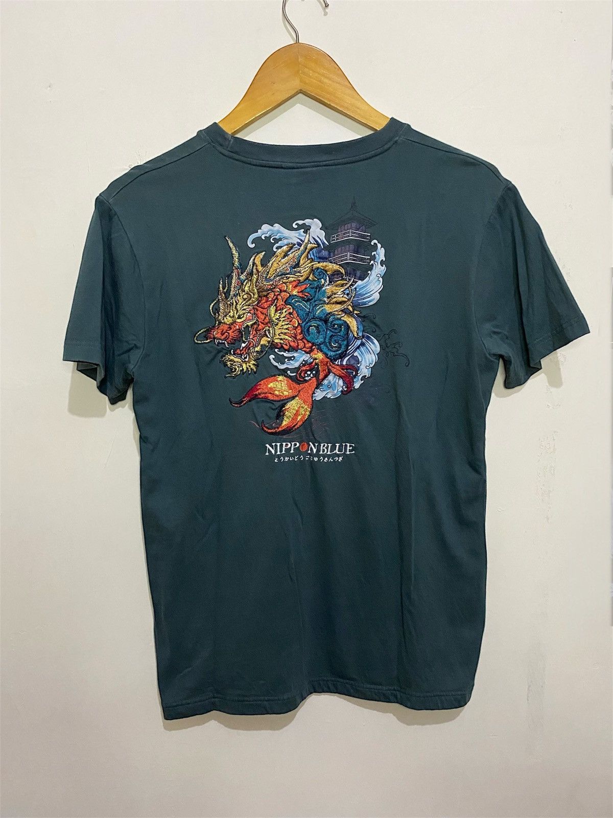 If Six Was Nine × Japanese Brand × Le Grande Bleu (L.G.B.) Japanese Style T-Shirt Nippon Blue Size US L / EU 52-54 / 3 - 1 Thumbnail