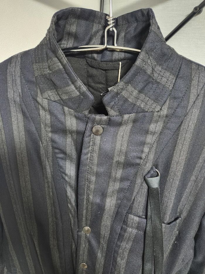 Ann Demeulemeester ANN demeulemeester reversible padded stripped jacket Size US M / EU 48-50 / 2 - 9 Thumbnail