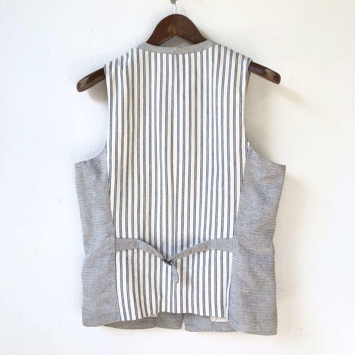 Katharine Hamnett London KATHARINE HAMNETT LONDON Linen-Cotton Vest Size US M / EU 48-50 / 2 - 3 Thumbnail