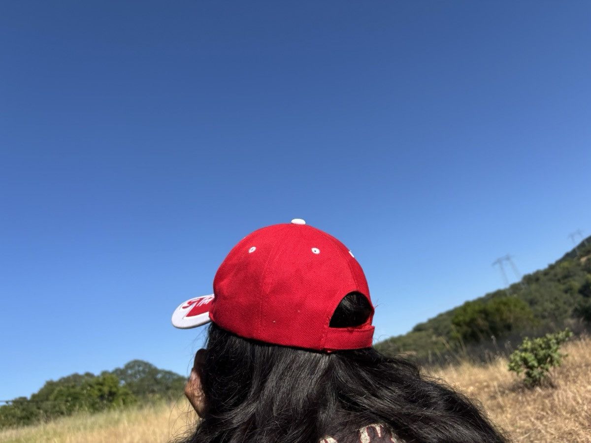 Other Firenze Red Cap w/ Embroidery & Italian Flag – Adjustable Size ONE SIZE - 4 Thumbnail