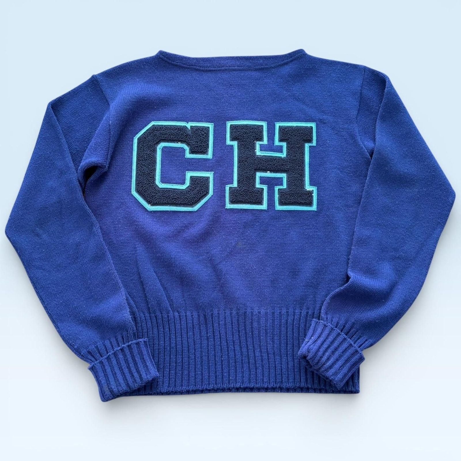 Vintage Vtg Gold Medal Sweater M Chestnut Hill Crewneck CH Letterman Size US M / EU 48-50 / 2 - 1 Thumbnail