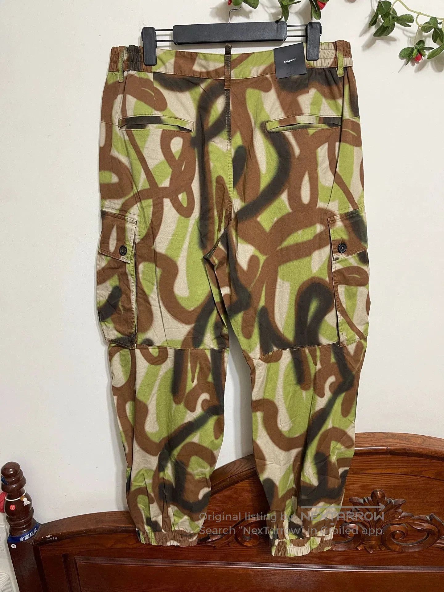 Dsquared2 Multi Camouflage Print Long Sleeve Button. Size US XS / EU 42 / 0 - 3 Thumbnail