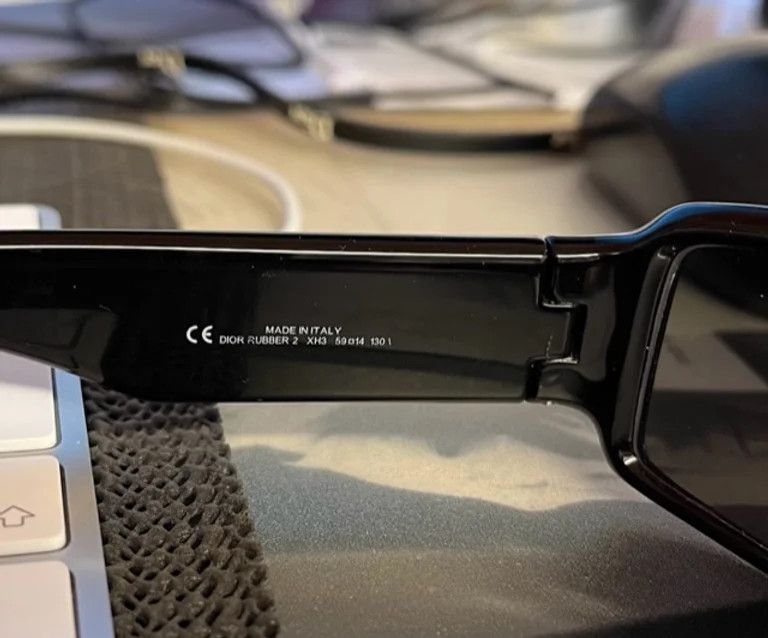 Dior Christian Dior Sunglasses Rubber 90s New Pop Shield Vintage Size ONE SIZE - 5 Thumbnail