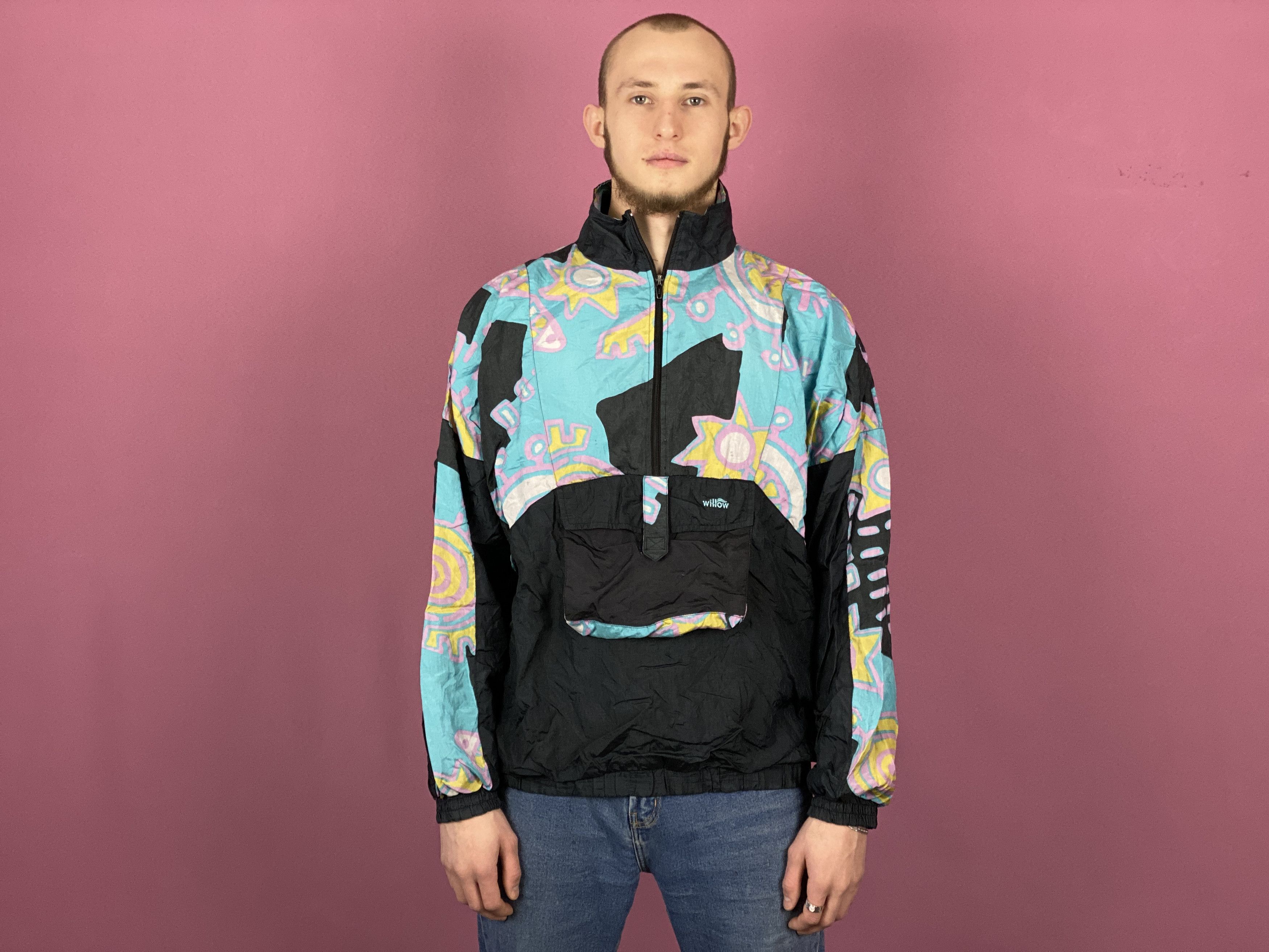Vintage 90s Willow Vintage Men's Windbreaker Jacket - Size XL Size US XL / EU 56 / 4 - 4 Thumbnail