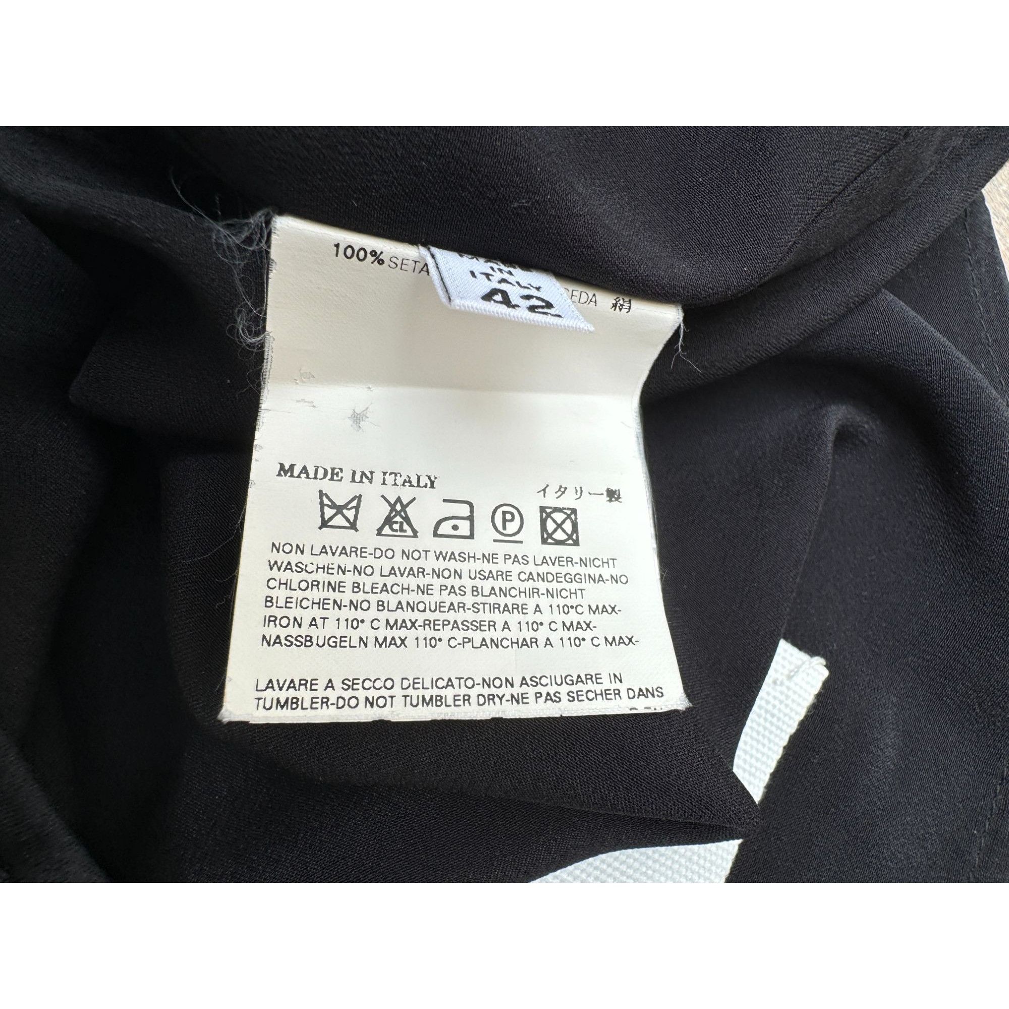 Maison Margiela SS 2005 Black Silk Slip Dress Size S / US 4 / IT 40 - 7 Thumbnail