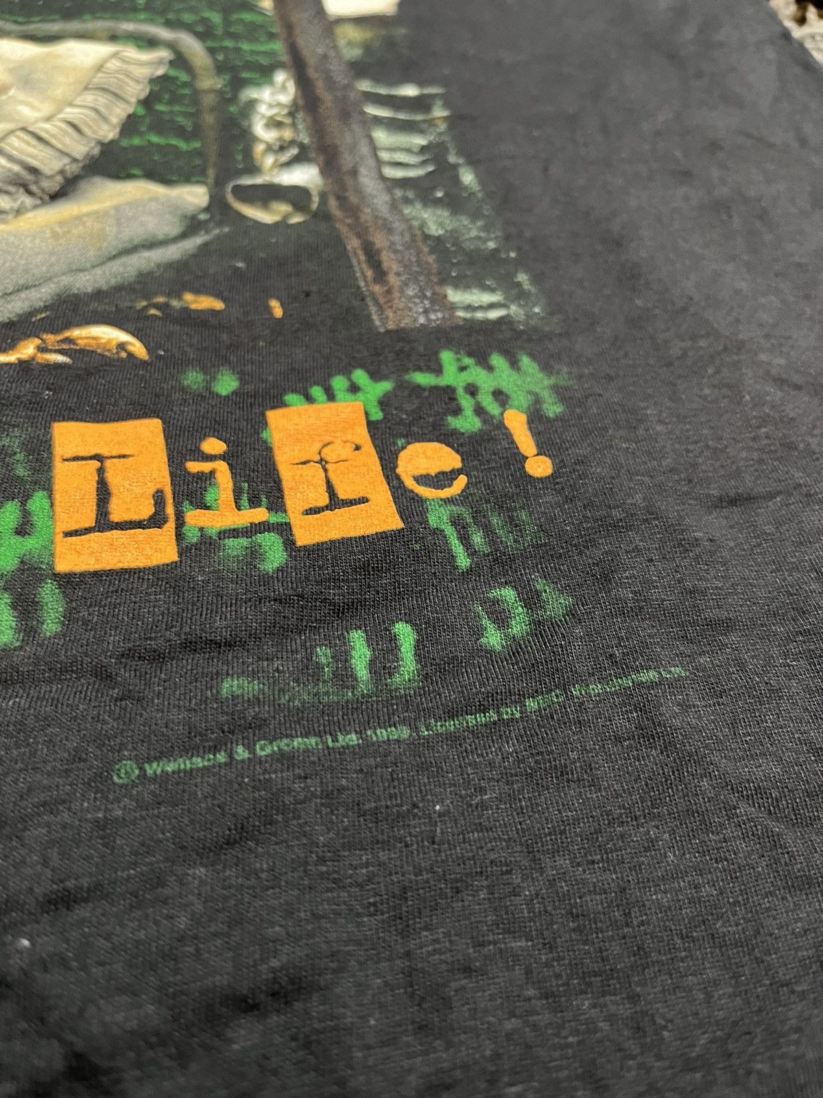 Cartoon Network 1989 WALLACE & GROMIT GETS LIFE BACK VINTAGE FADED T-SHIRT Size US XL / EU 56 / 4 - 3 Thumbnail