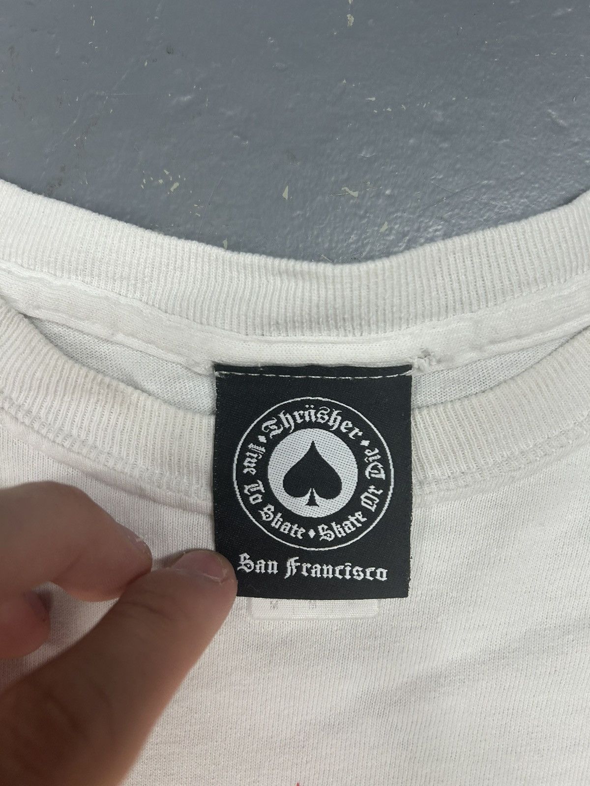 Thrasher Essential Y2K White Thrasher Skateboards Flame Logo T-Shirt Size US M / EU 48-50 / 2 - 3 Thumbnail