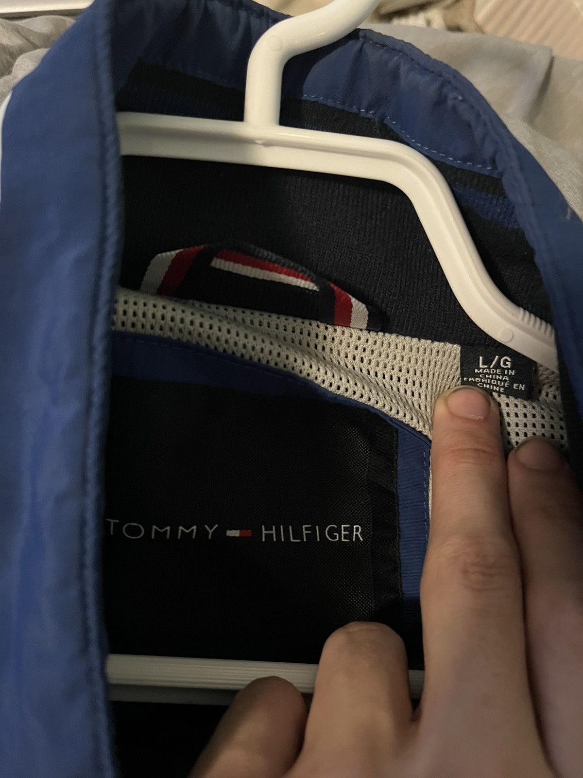 Tommy Hilfiger Vintage Blue Tommy Hilfiger spellout Coat Y2K Size US M / EU 48-50 / 2 - 3 Thumbnail